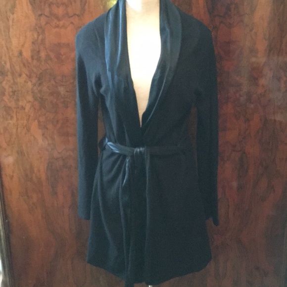 Armani 100% Cashmere Sweater Jacket style with Tie - Picture 3 of 8